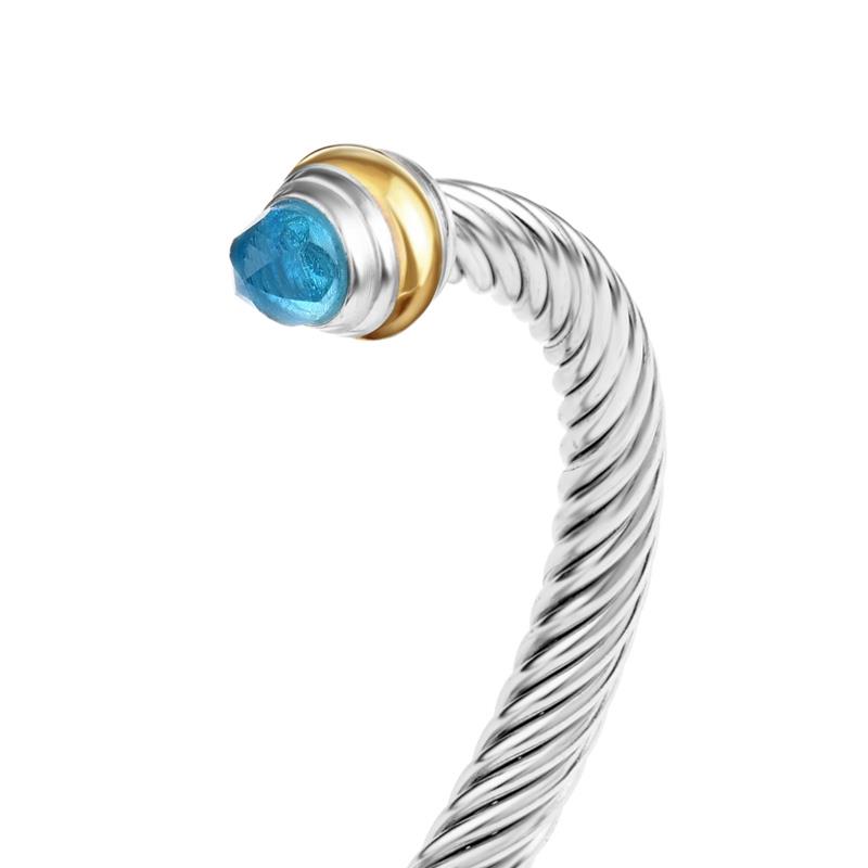 Blue Crystal Bangle